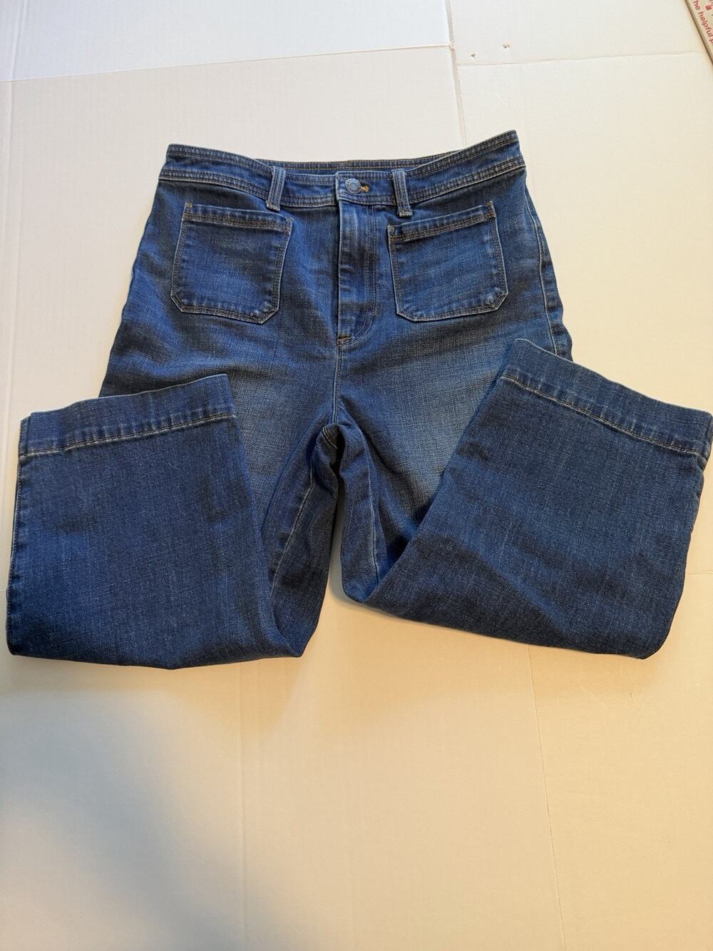 Talbots High Waist Crop Jeans